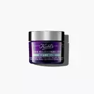 A graphic featuring a purple jar of Kiehl's Super Multi-Corrective Soft Cream with a silver lid and a label with white text that reads “50 ml".