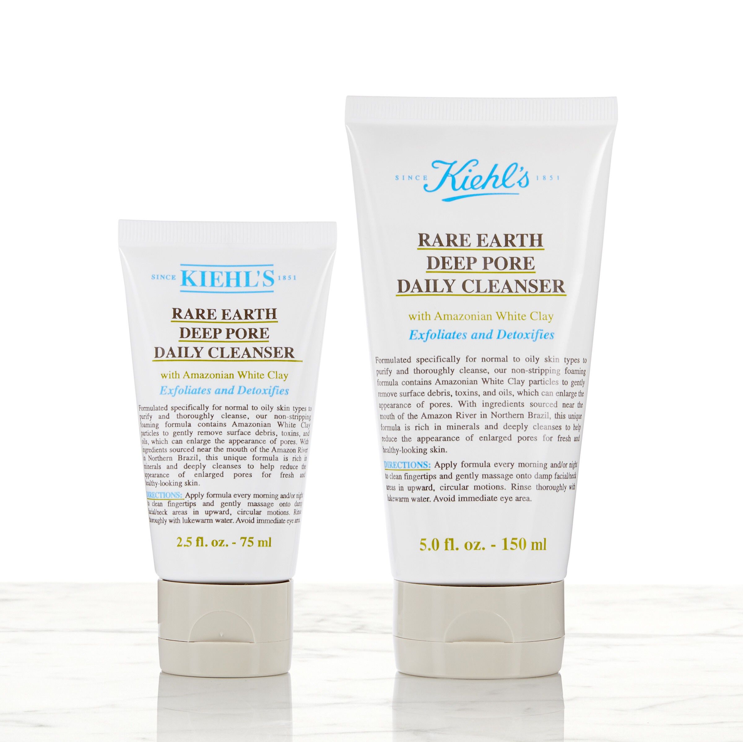 Nettoyant visage exfoliant à l'argile blanche Kiehl's