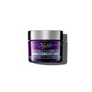 A graphic featuring a purple jar of Kiehl's Super Multi-Corrective Soft Cream with a silver lid and a label with white text that reads “50 ml".