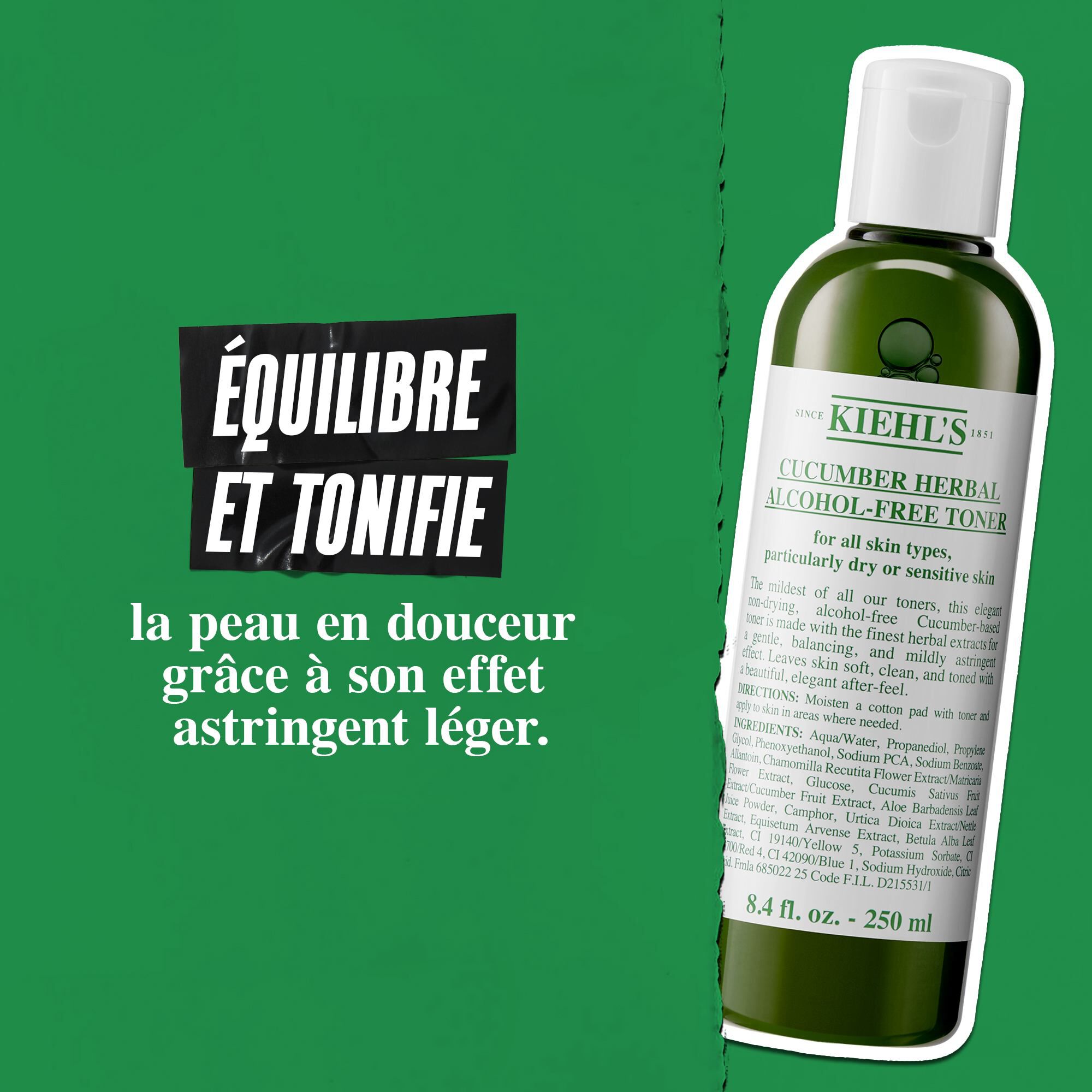 Cucumber Herbal Alcohol-Free Toner