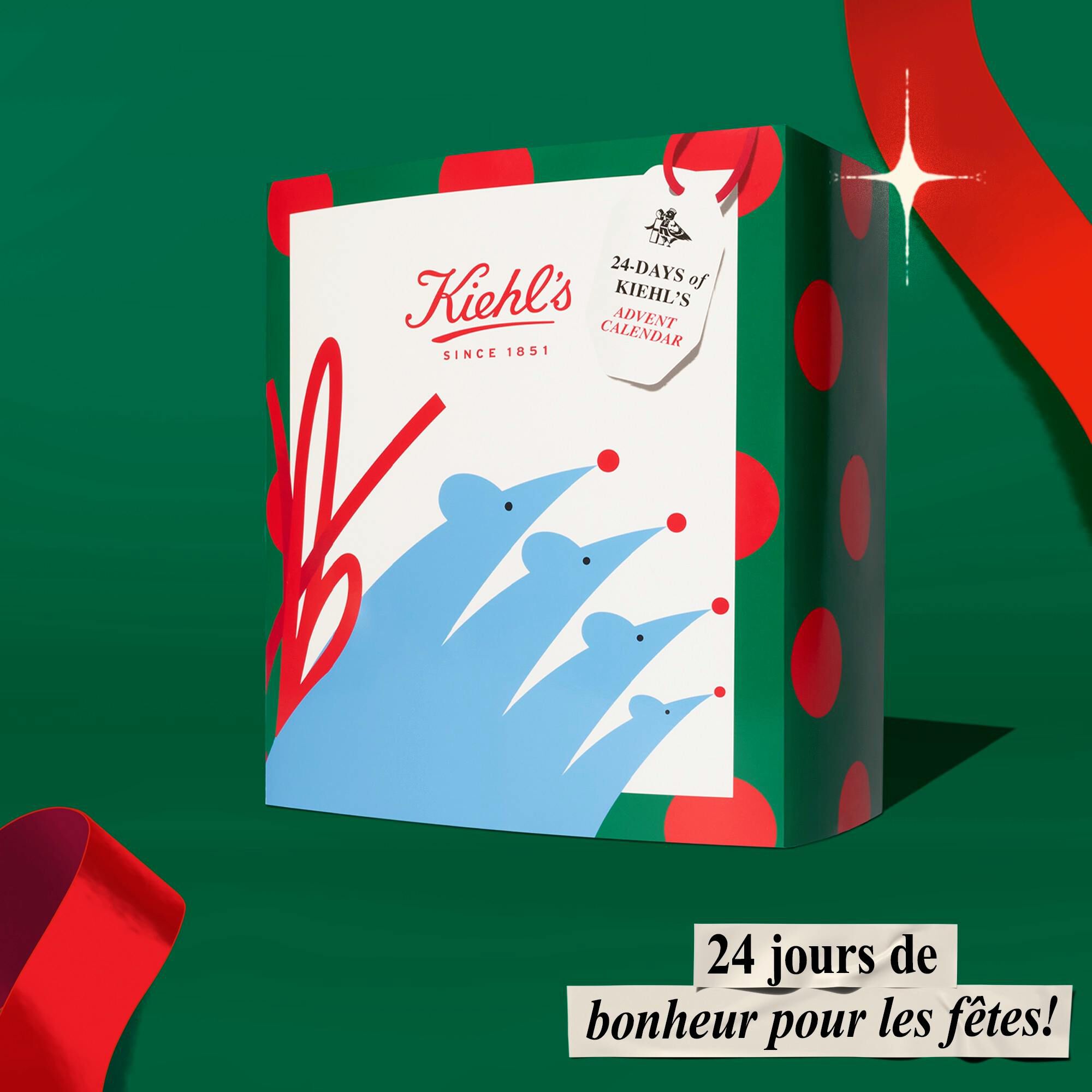Calendrier de l'Avent Kiehl's : 24 Soins Visage & Corps