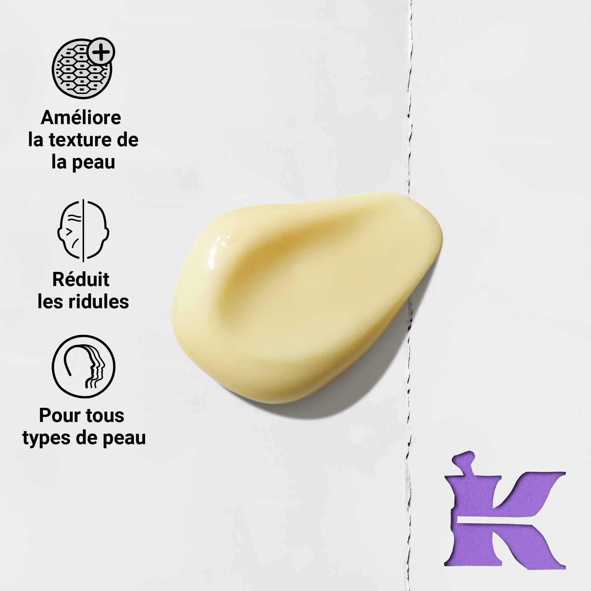 petite quantite de retinol jaune pale