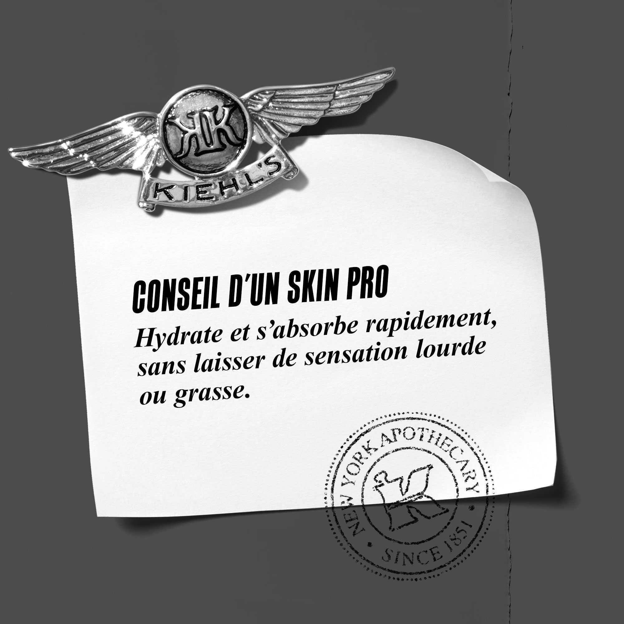 Conseil d'expert : Hydrate et s'absorbe rapidement, sans laisser de sensation lourde ou grasse.