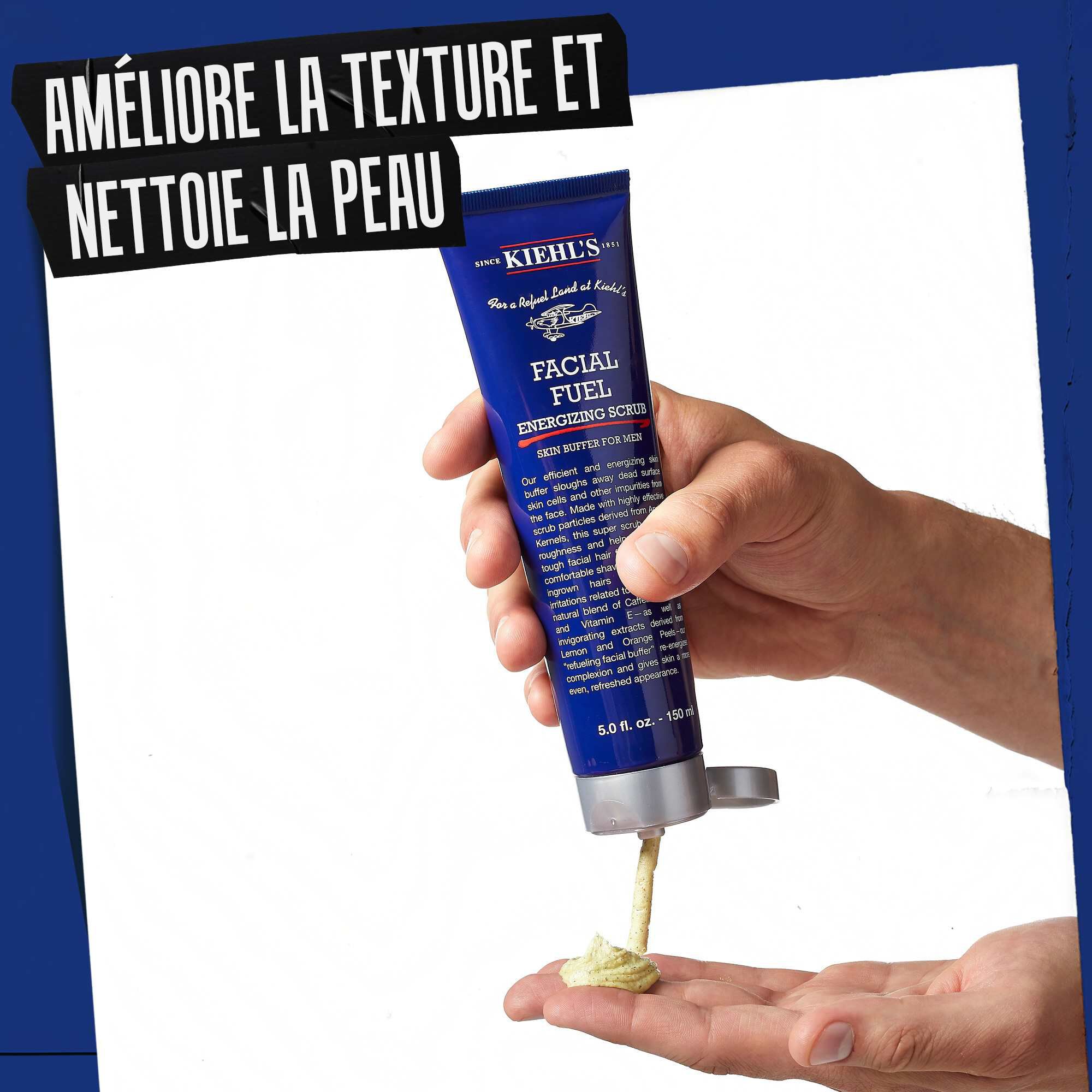 Exfoliant visage energisant pour homme Faciel Fuel - Kiehl's