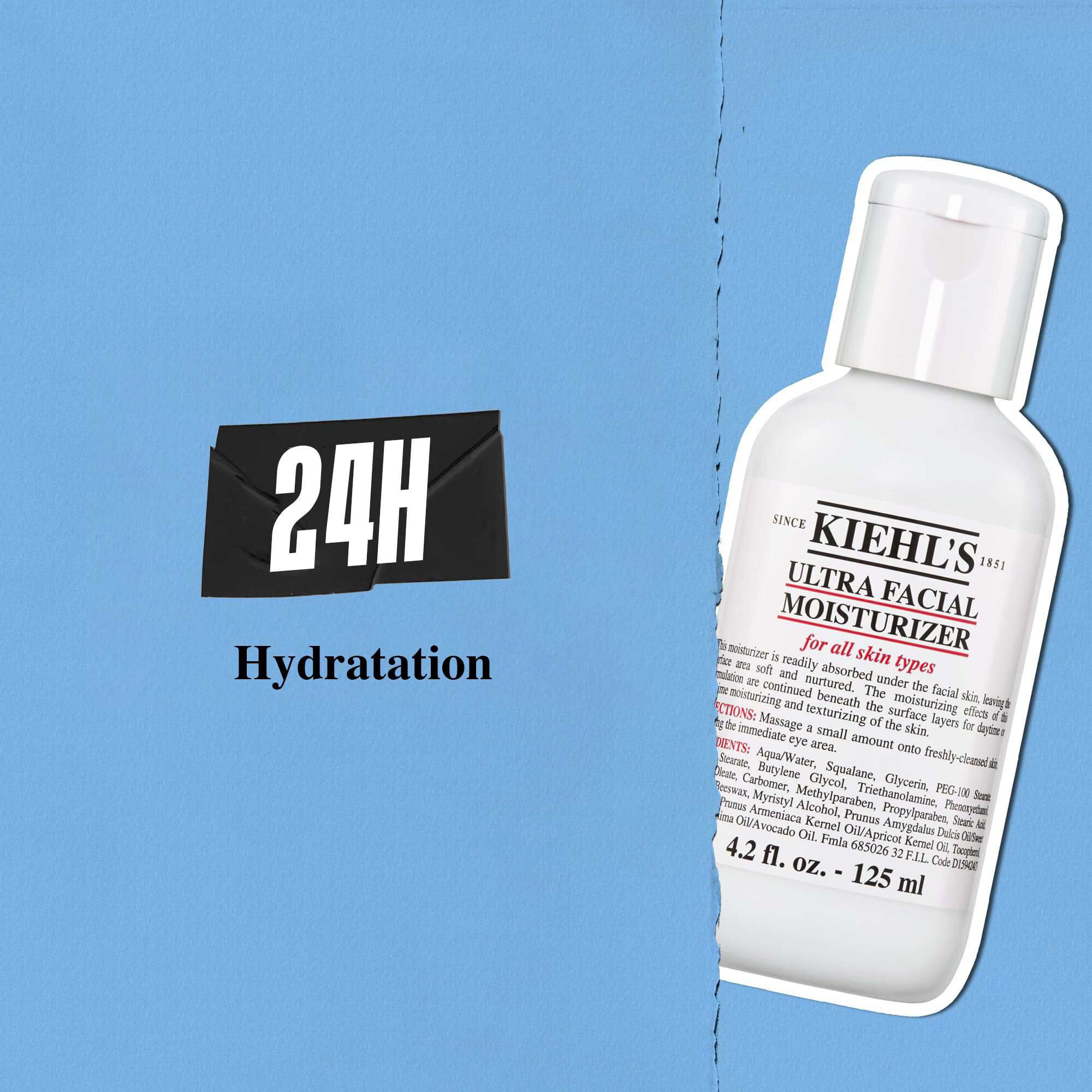 Kiehl's Ultra Facial Moisturizer offre 24 heures d'hydratation