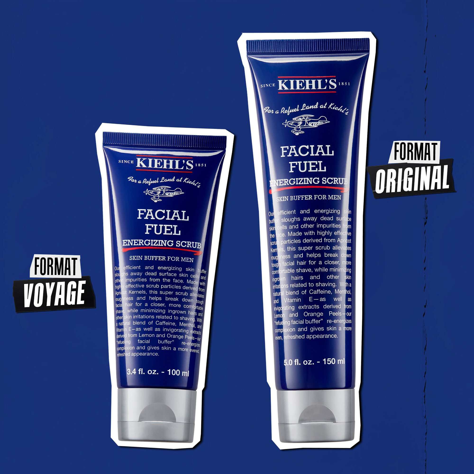 Exfoliant visage energisant pour homme Faciel Fuel - Kiehl's