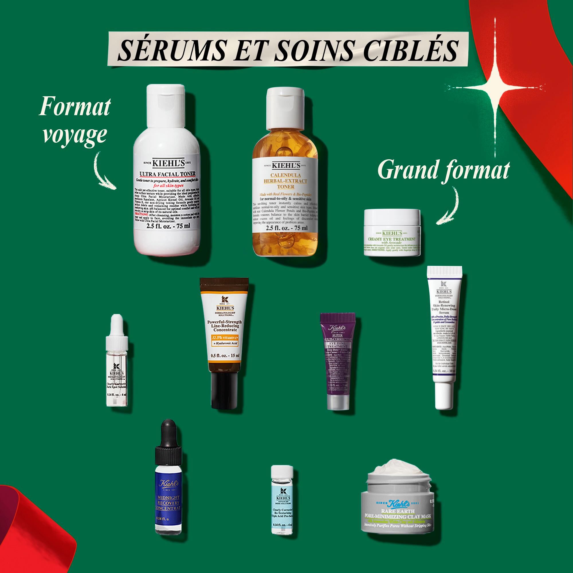Calendrier de l'Avent Kiehl's : 24 Soins Visage & Corps