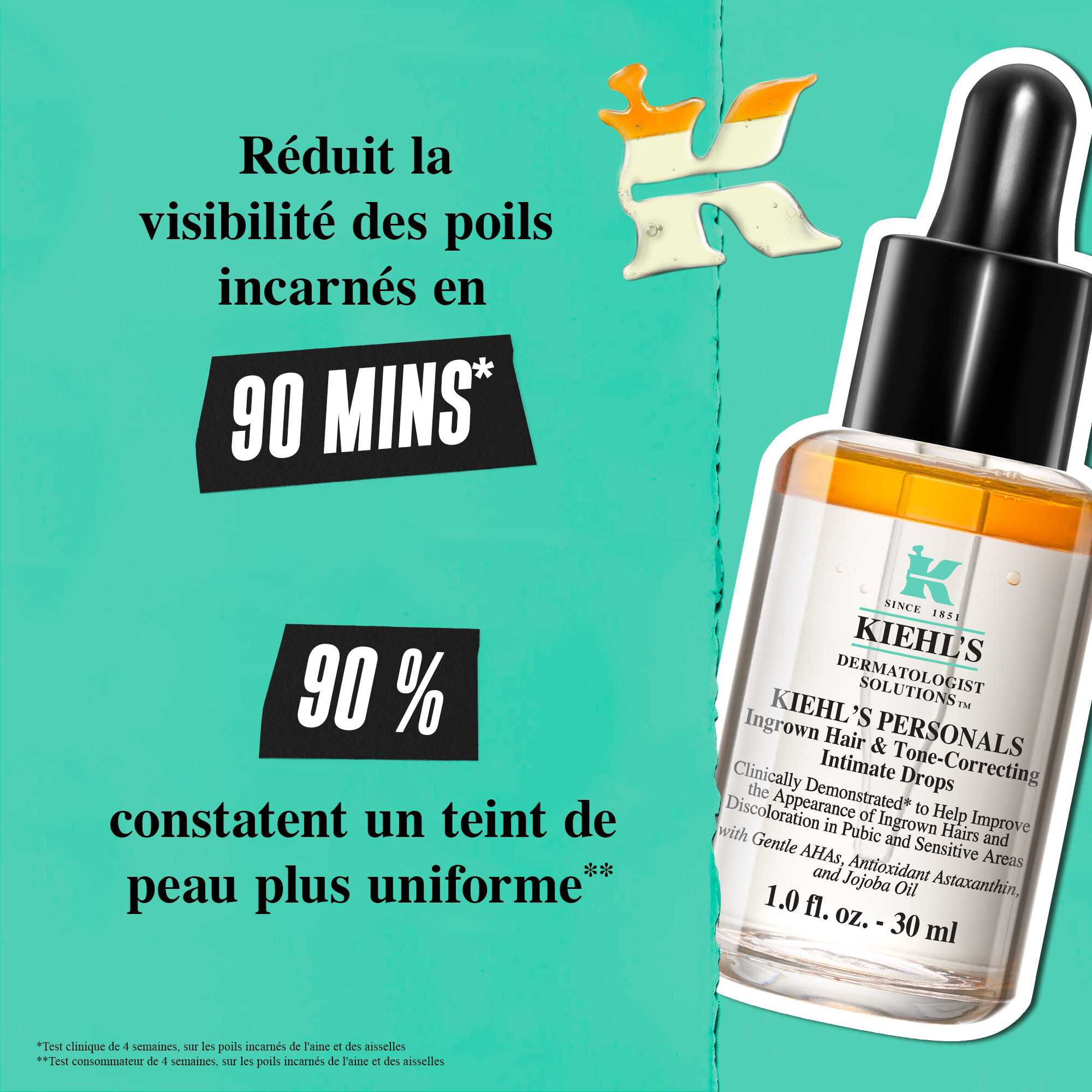 Claim illustration – Minimizes appearance and Evens Skintone