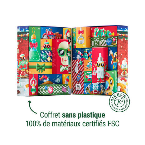 Calendrier de l'Avent 2022 Cosmétique - Kiehl's Calendrier de l'Avent 2022 Cosmétique - Kiehl's