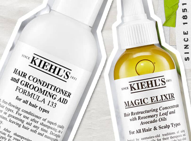 Soins capillaires Kiehl’s – Hair Conditioner Formula 133 et Magic Elixir