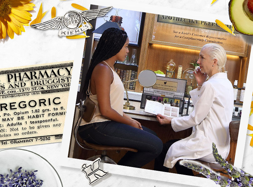 Conseil personnalise en boutique Kiehl’s – consultation avec une experte beaute