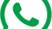 Logo de WhatsApp, une application de messagerie instantanee, en vert sur fond transparent.