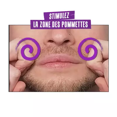 Stimulate the Cheekbone Area Massage Technique