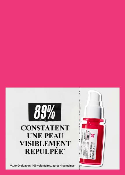 Kiehl's 1cc CollaShot Plump Serum – 89% constatent une peau visiblement repulpee