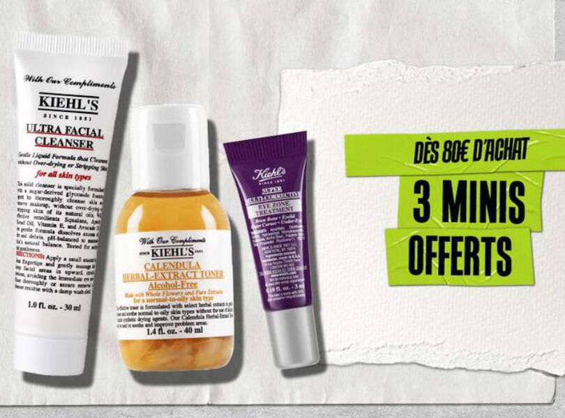 Offre du mois: 2 minis offerts des 60€ d'achat et 3 minis offerts des 80€ (non-cummulables)