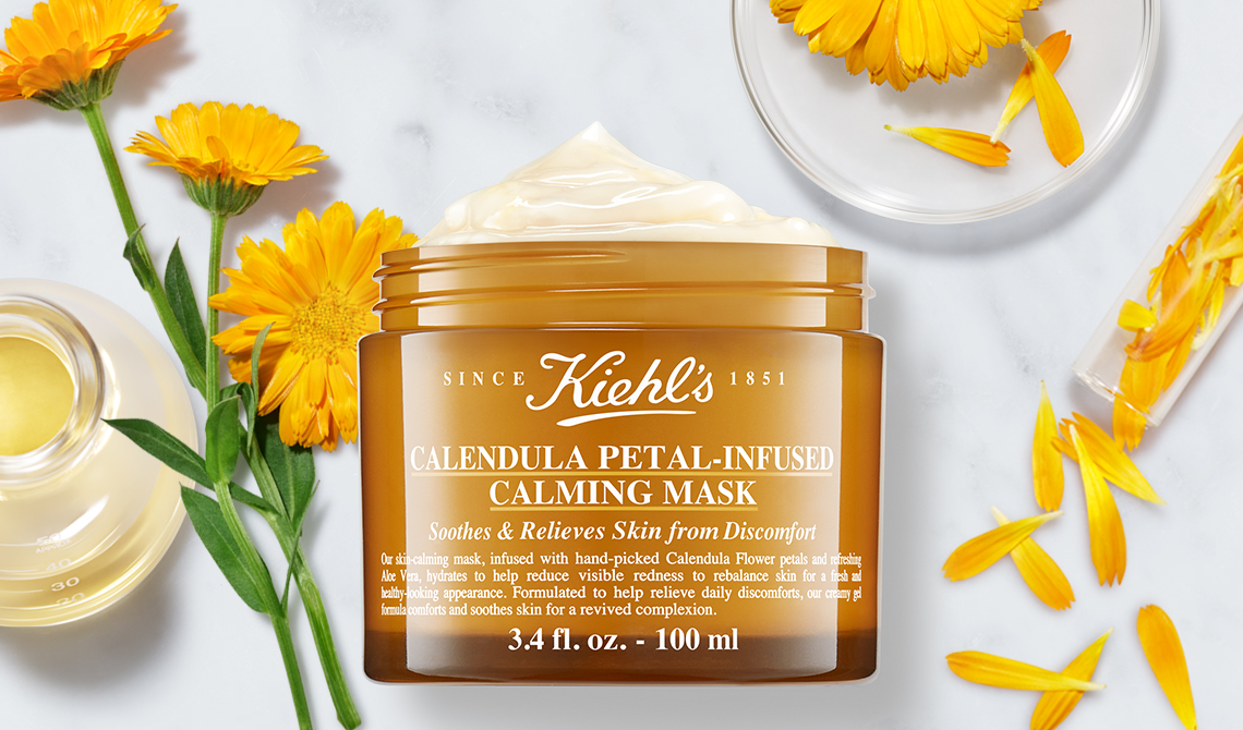 Ingrédients Calendula Petal-Infused Calming Mask