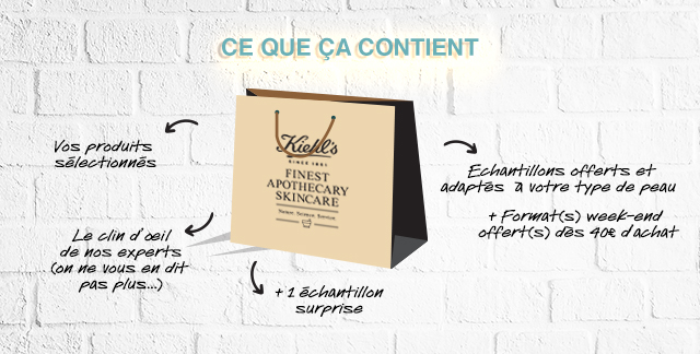 Dans les deux cas : toute la générosité Kiehl's dans votre commande Kiehl's TO GO